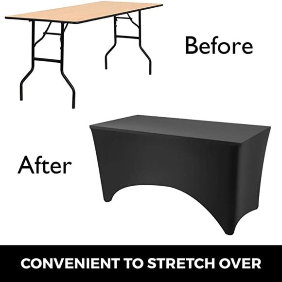 Black Cloth Tableware for parties, banquets, vendor events! - Picture 3 of 7